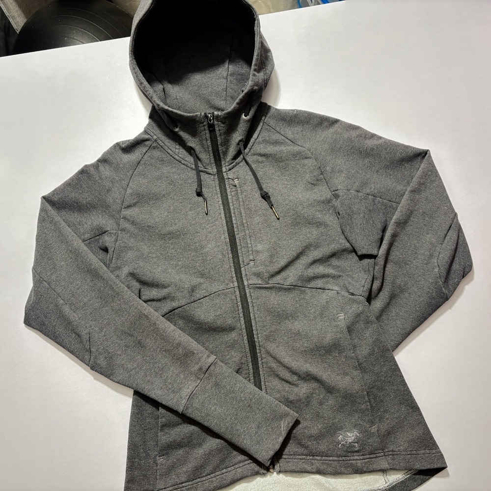 Arcteryx Tarsa Hoody Trim Fit Full Zip Up Hoodie Fleece Jacket Women Small (S)
